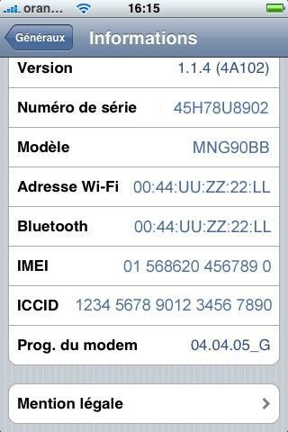comment trouver code iphone