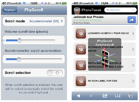 PhyScroll
