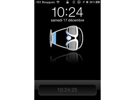 Time with Seconds Slider