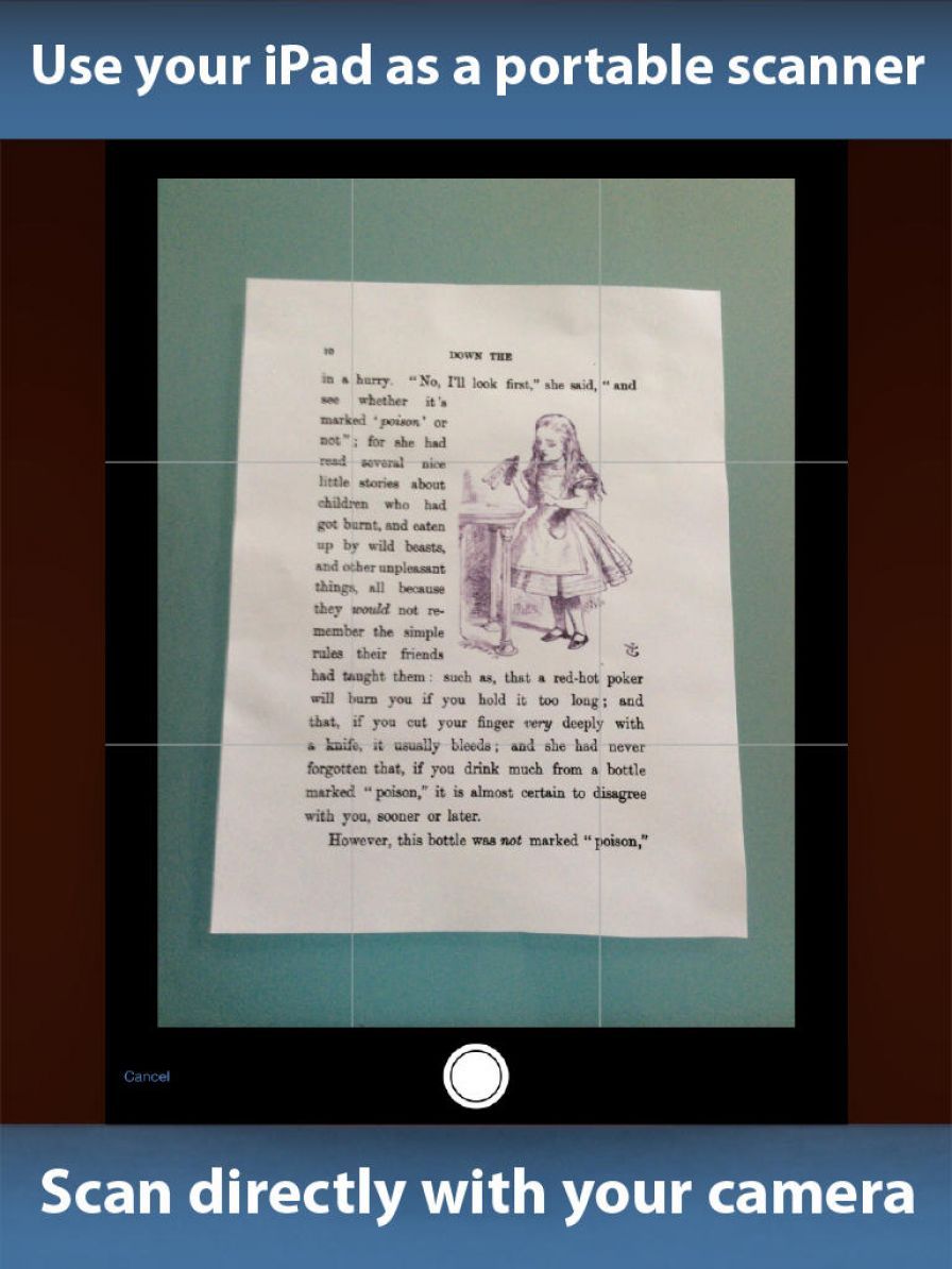 how to scan as pdf as text