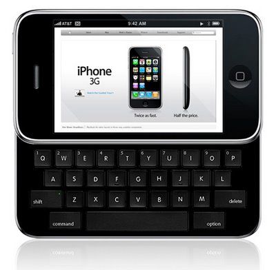 Apple Iphone on Apple Iphone Slider Qwerty Conceptualis   Design   Par Aaron Besson