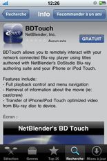 BDTouch commande votre ps3 avec l'iPhone