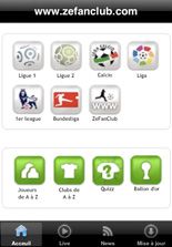 Football 09 : suivre votre club sur iPhone