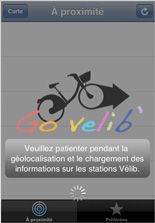 GoVélib sur iPhone