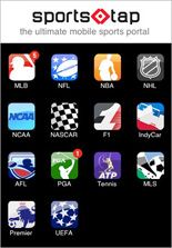 SportsTap logiciel d'actualité sportive sur iPhone
