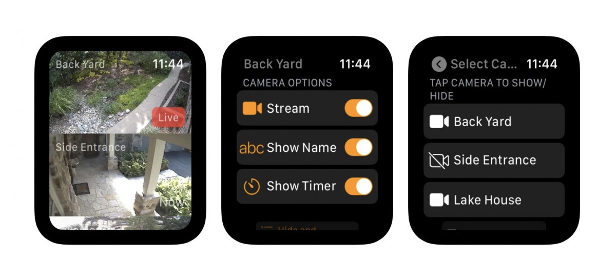 CamPanes: HomeKit multi-camera on iPhone or Apple Watch