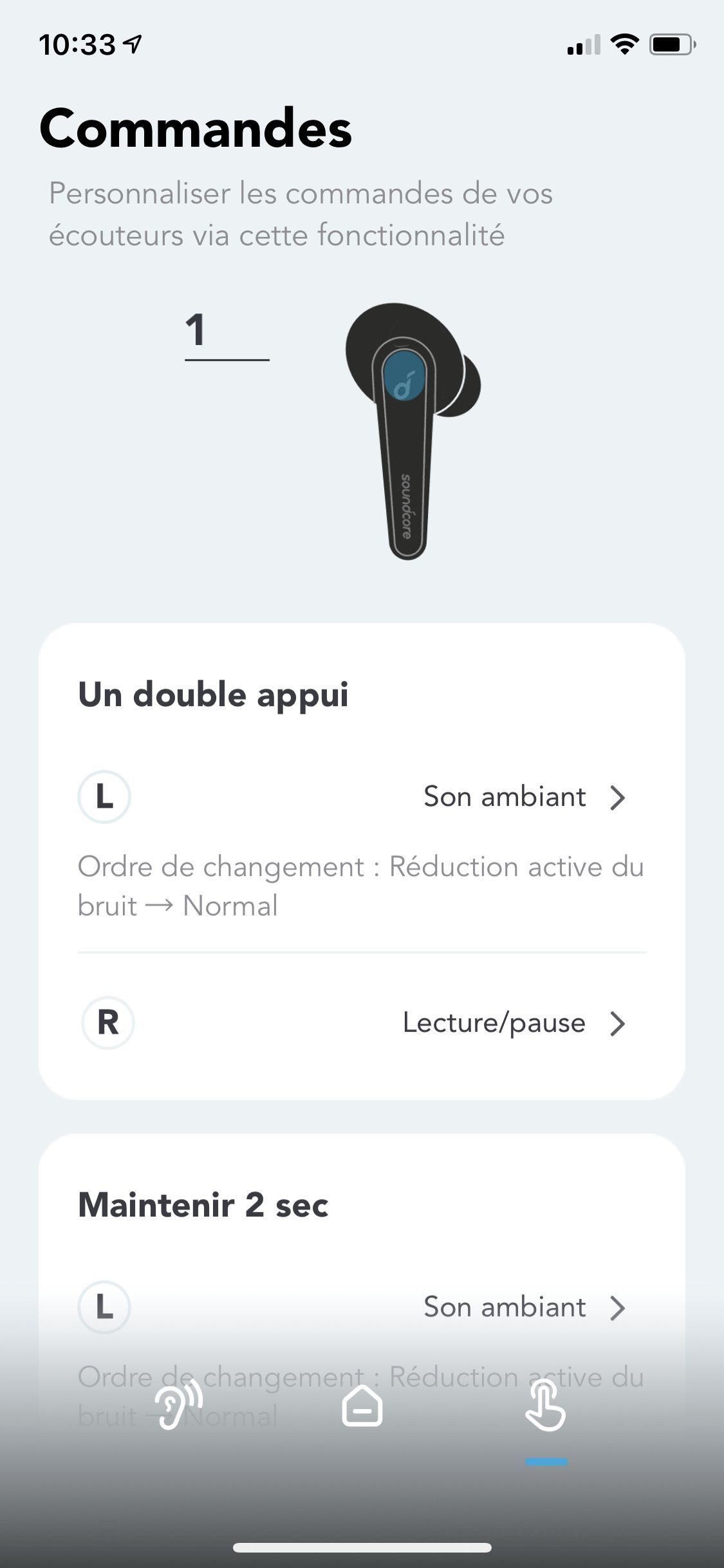 soundcore commandes soundcore commandes