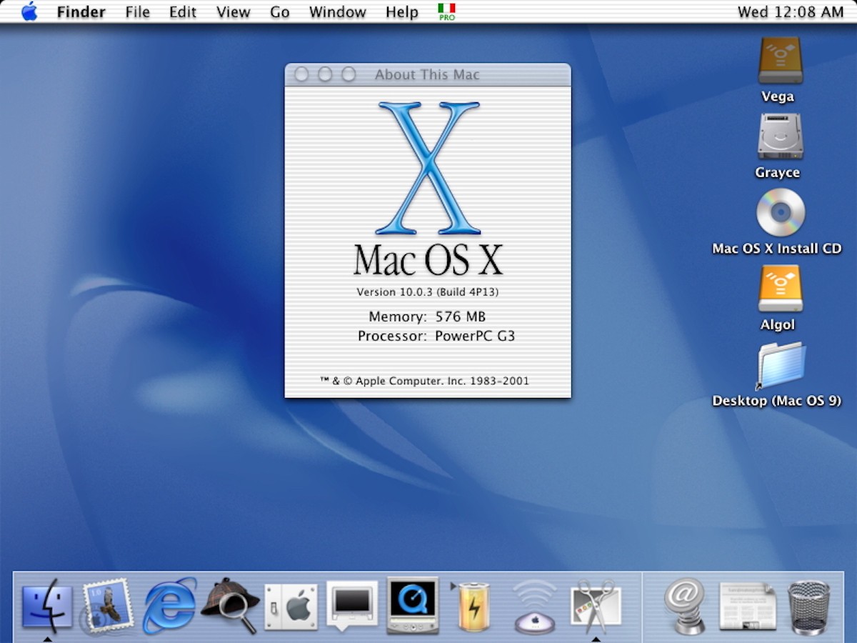 Os 1.0 3.0. Mac os x 10.1 (Puma). Mac os x 2001. Mac os 10.0. Mac os x Cheetah.