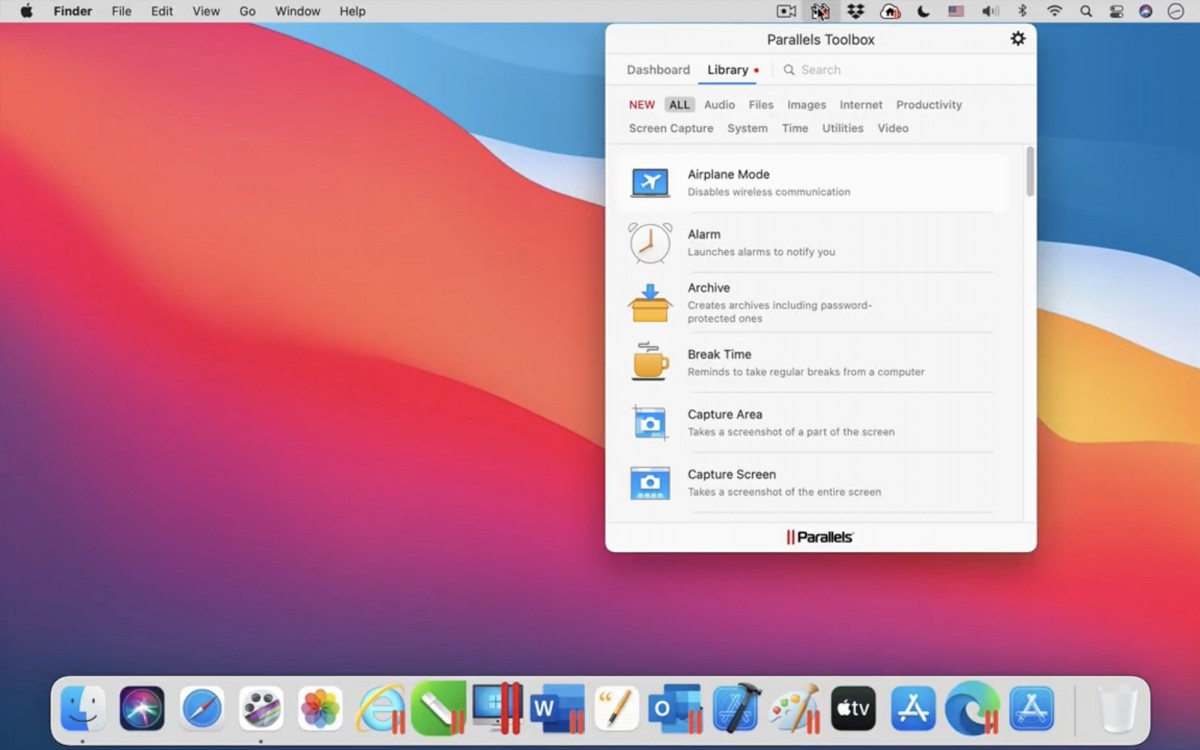 parallels toolbox m1