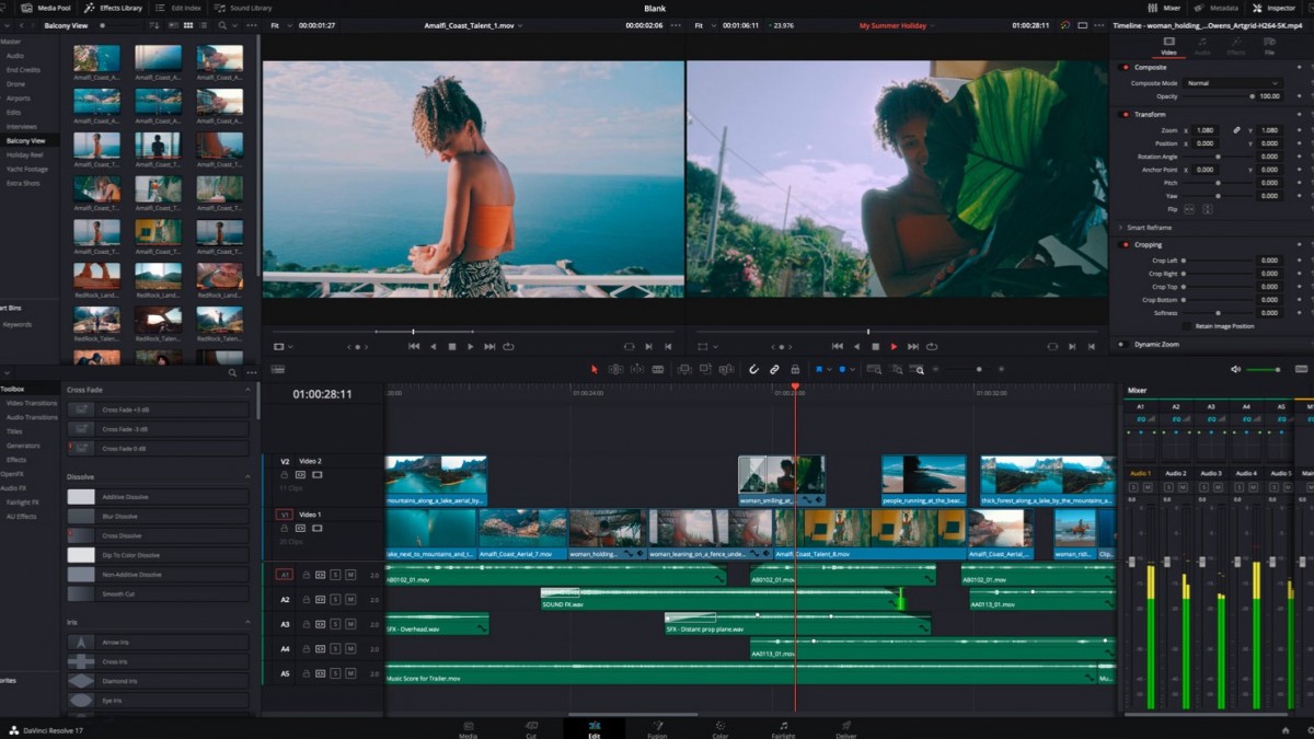 Где хранятся проекты davinci resolve