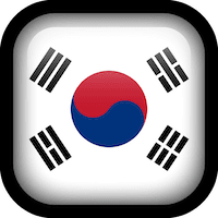 south korea flag icon south korea flag icon