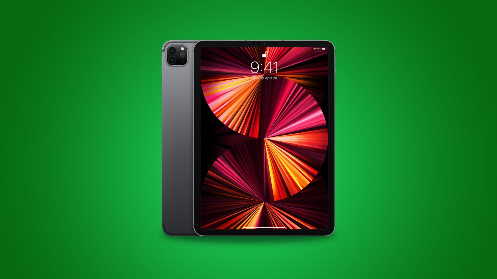 ipad pro m1 header green