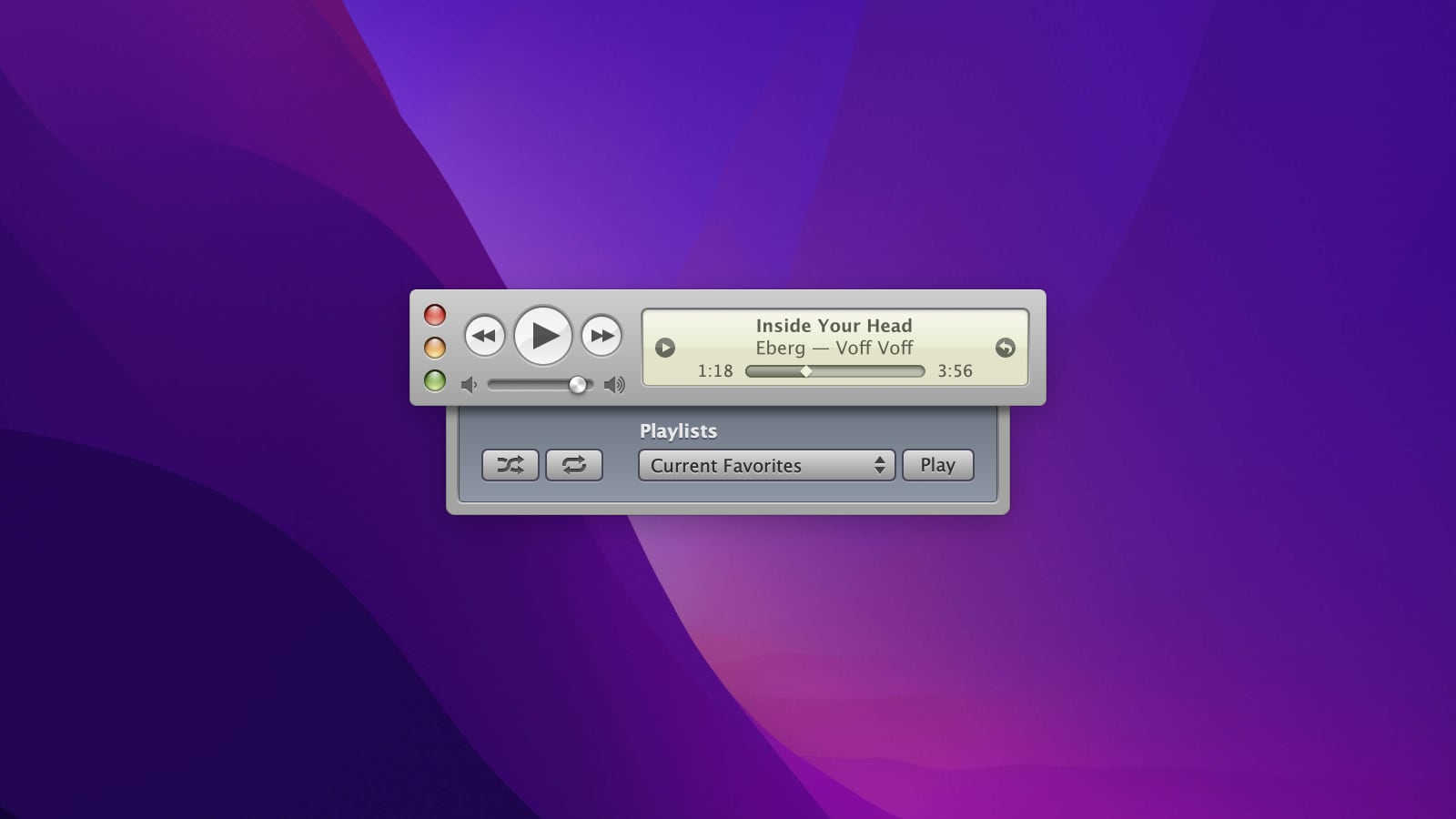 Music MiniPlayer revive o iTunes 10 player no macOS