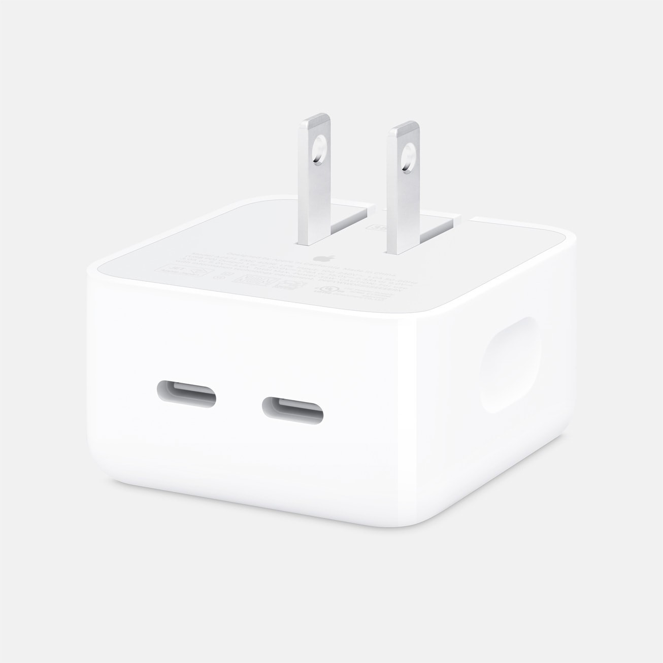 apple wwdc22 35w dual usb c power adapter chargeur