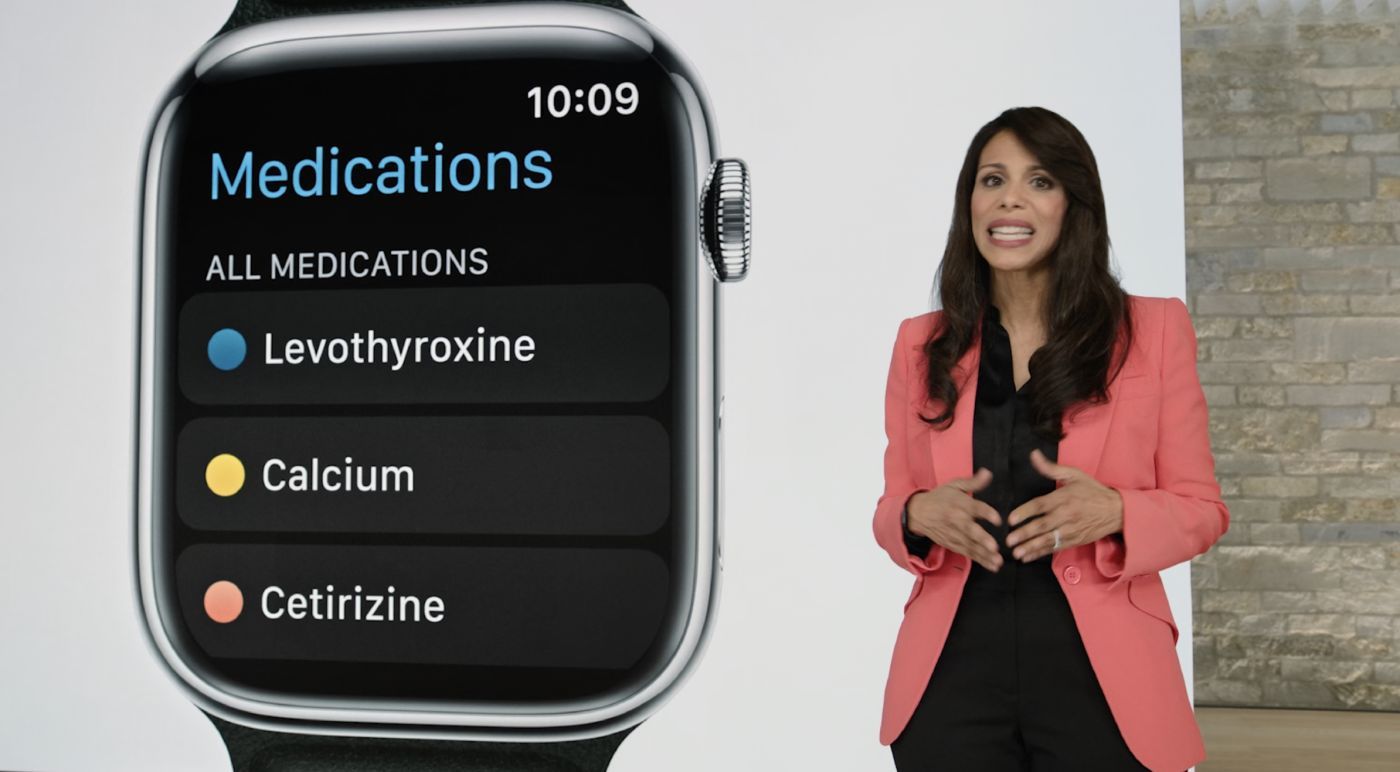 keynote wwdc22 watchos 9 medicaments