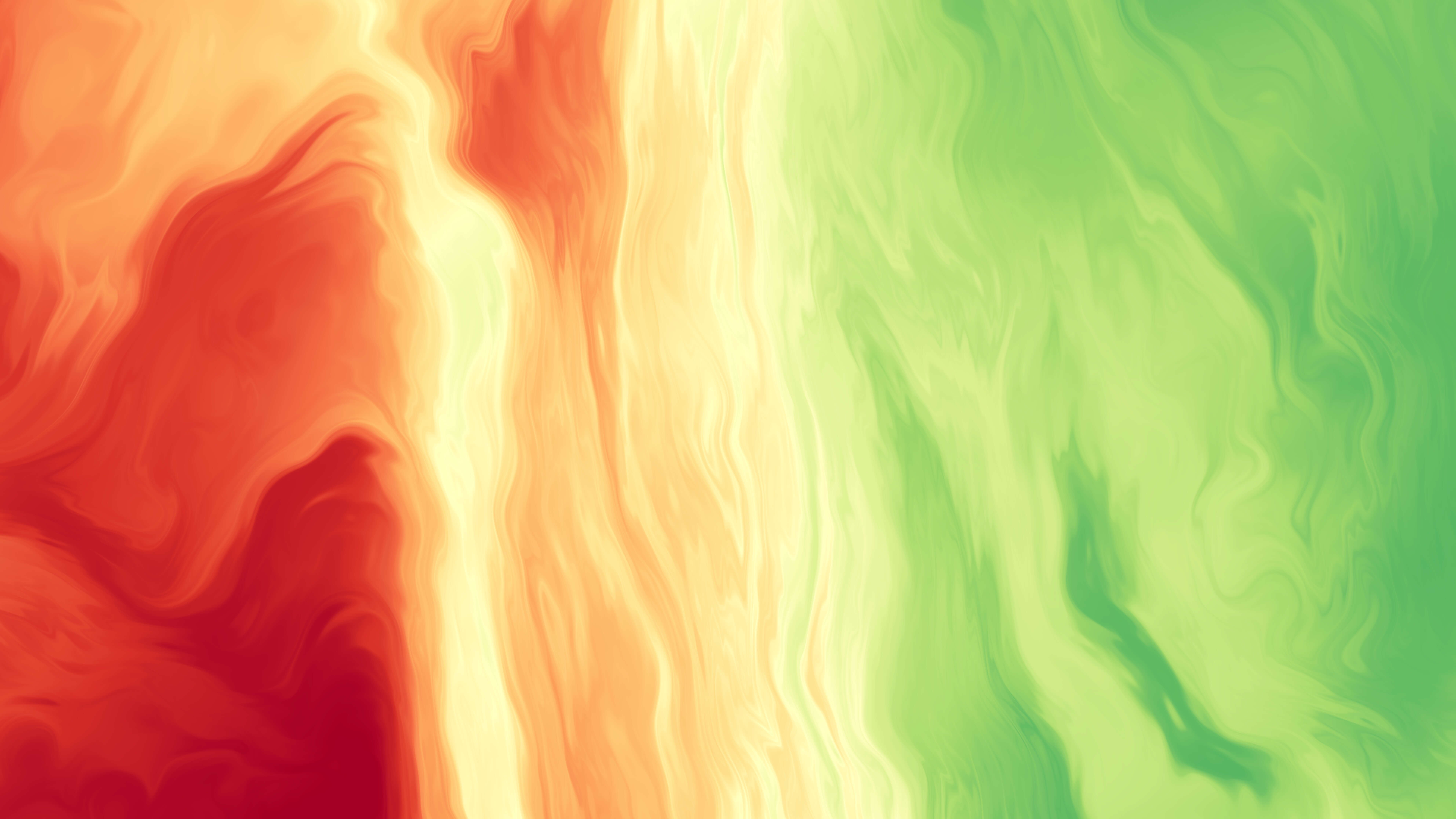 fond ecran mac ipad iphone fluide color abstract orange jaune vert