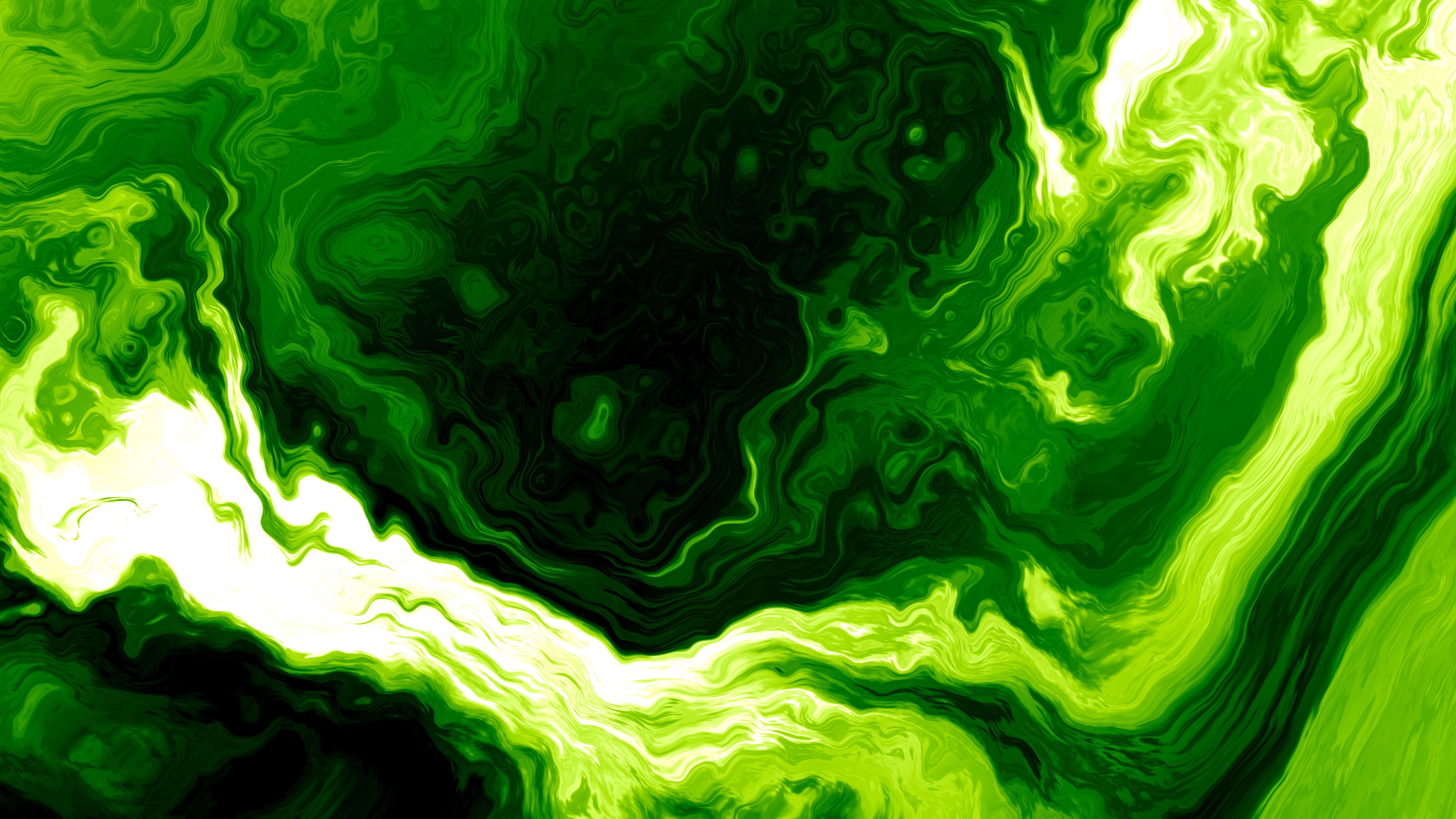 fond ecran mac ipad iphone fluide color abstract vert