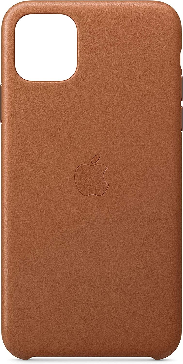 Etui folio en cuir pour iphone 11 pro max  havane