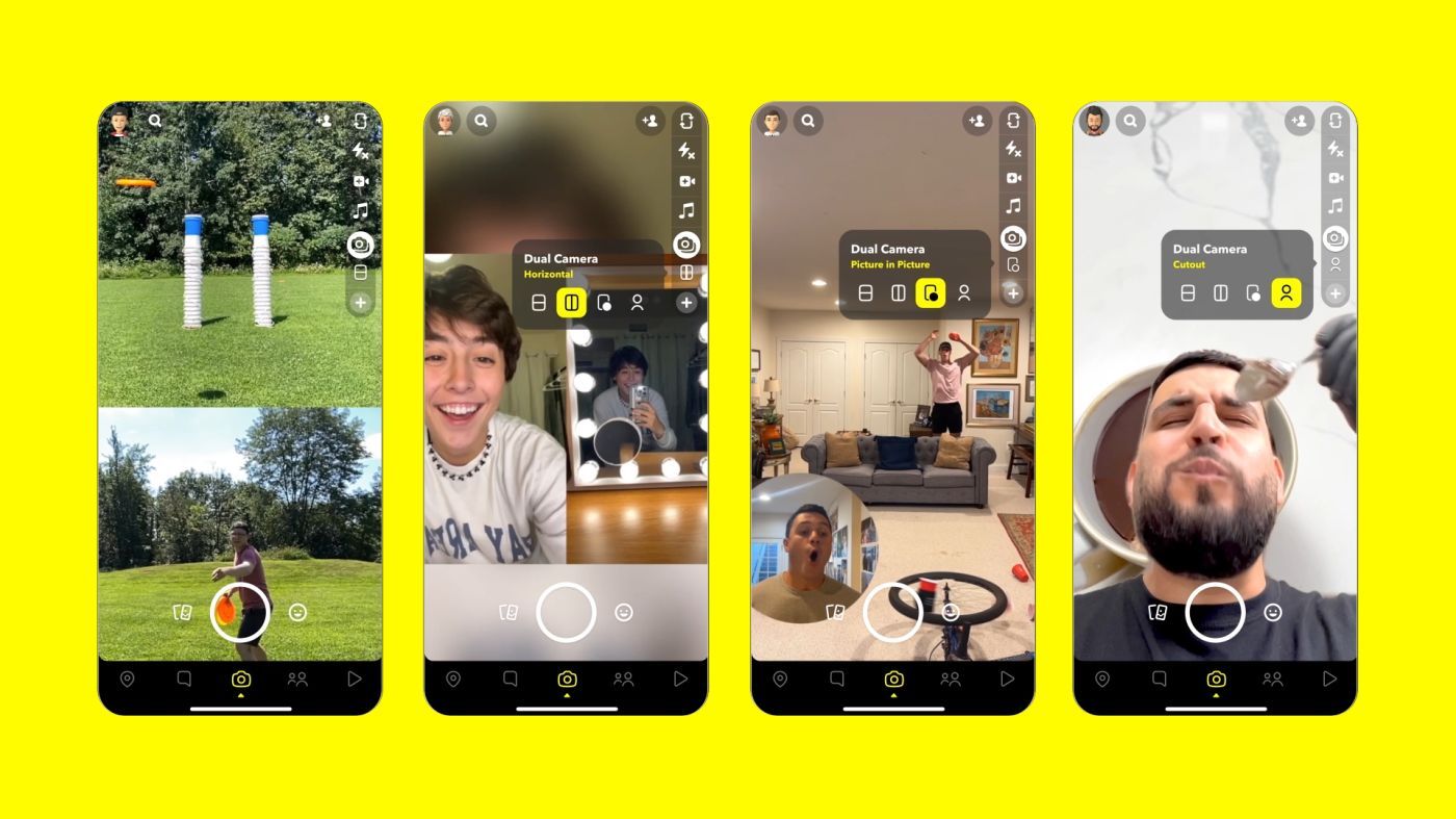 Snapchat cámara dual