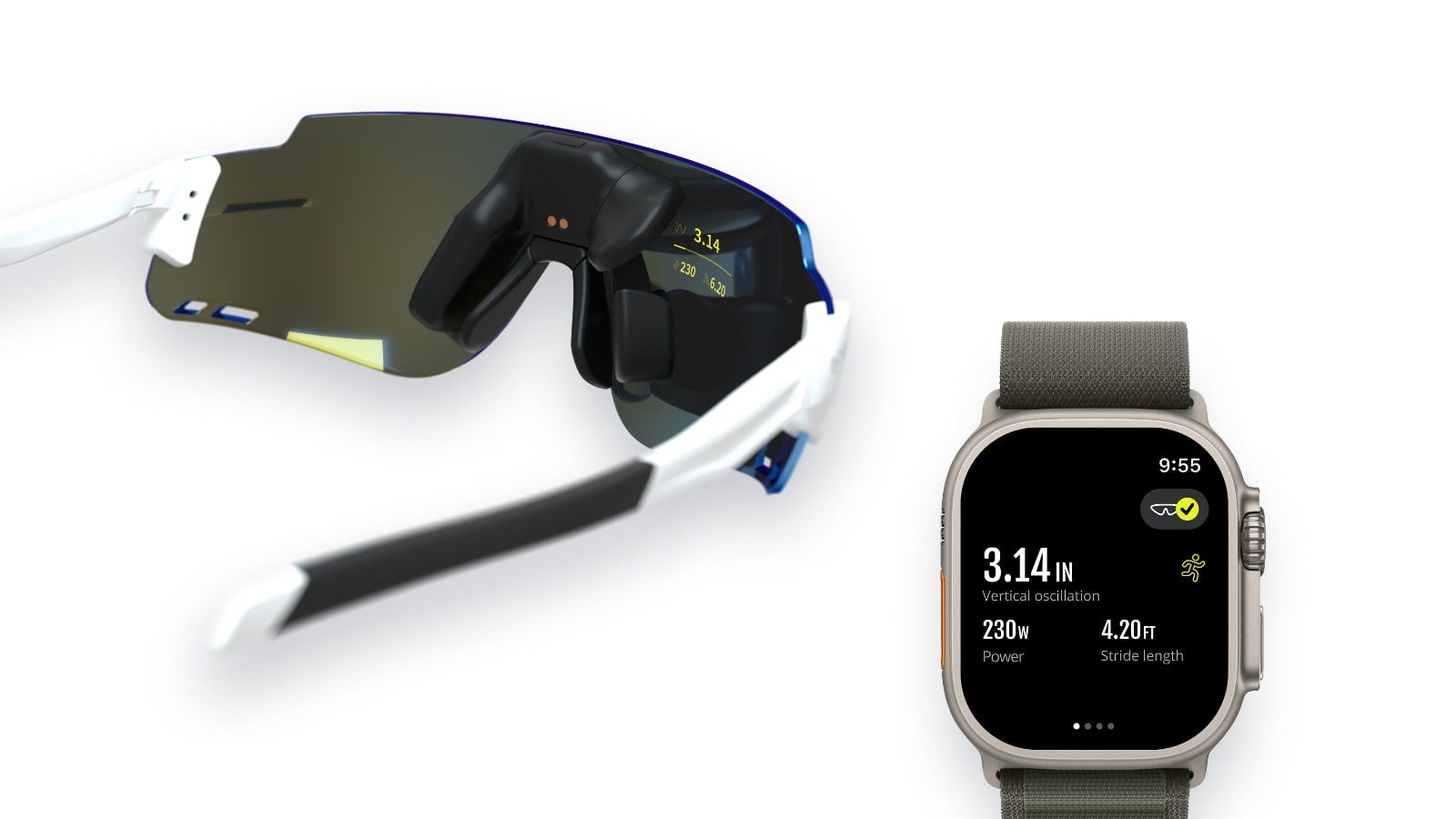 ActiveLook glasses display Apple Watch data in AR Gearrice