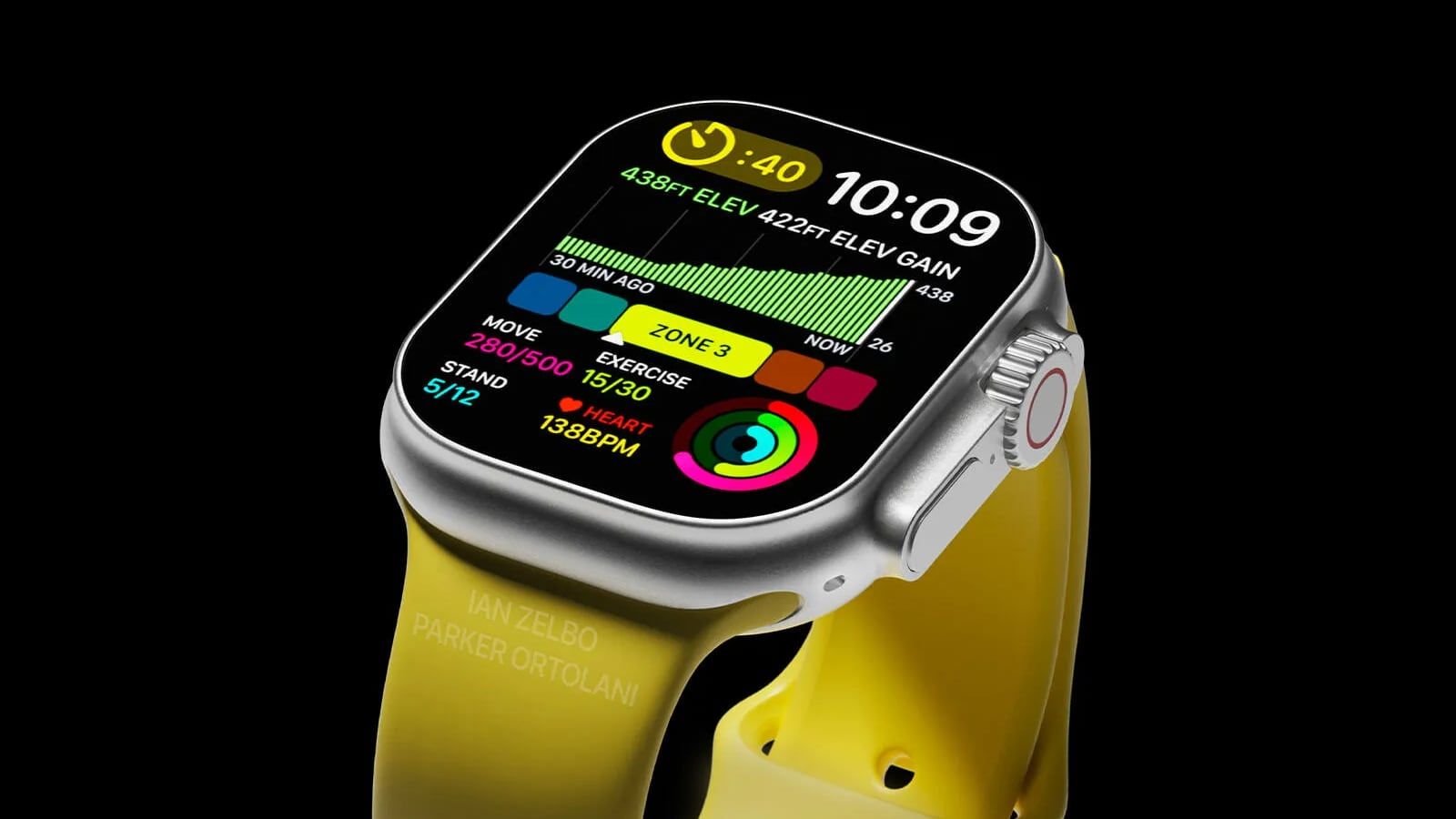 apple watch pro dial concept ian zelbo parker ortolani