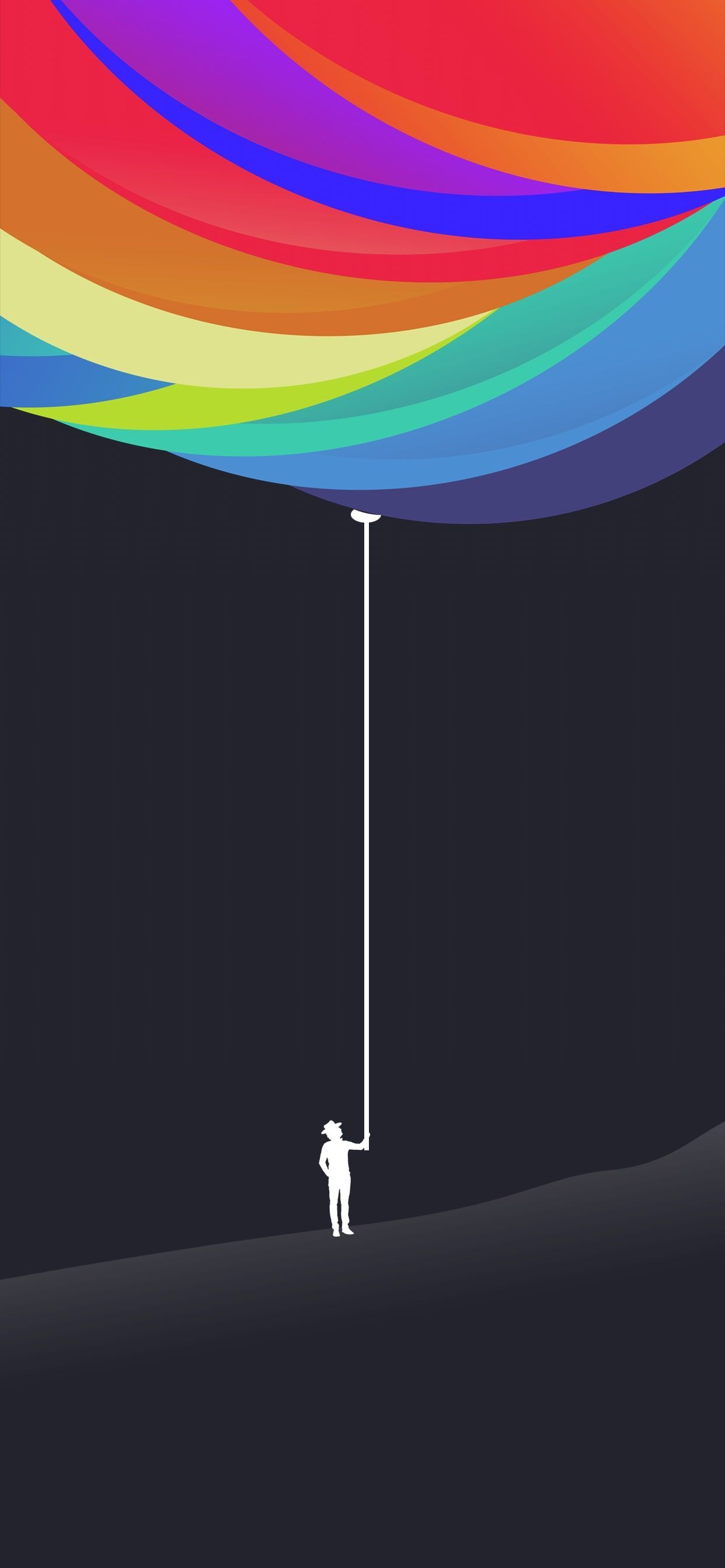 iphone14pro dynamic island wallpaper person colors