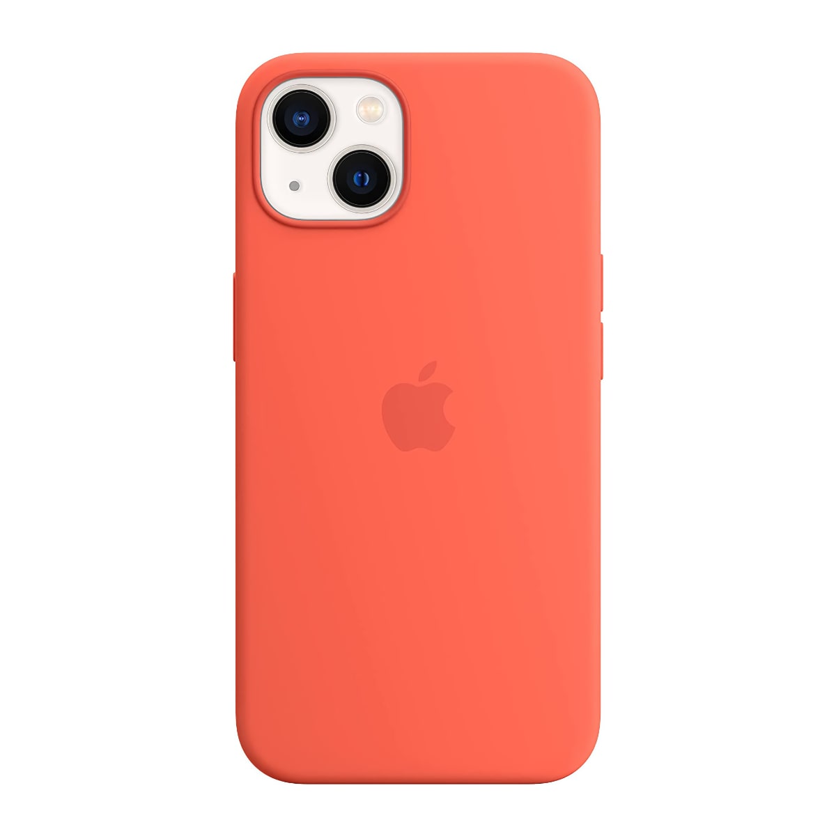 coque iphone 13 orange mandarine apple