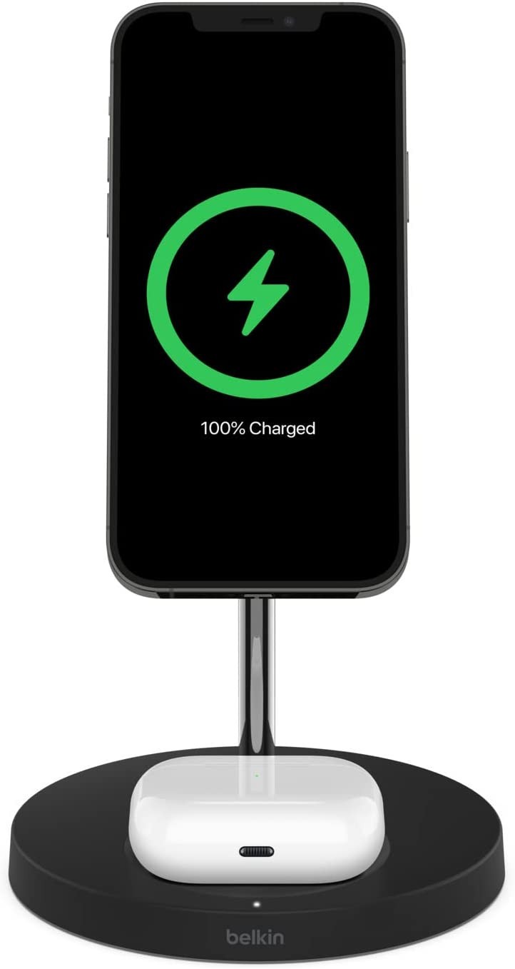 belkin station de recharge 2 en 1 stand avec magsafe 