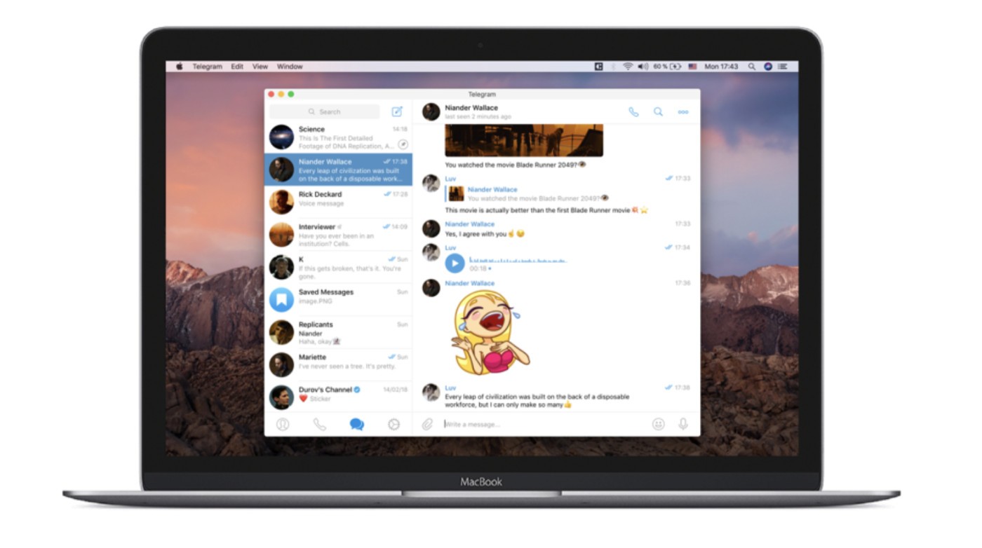 Телеграмм на макбук скачать бесплатно фото 7