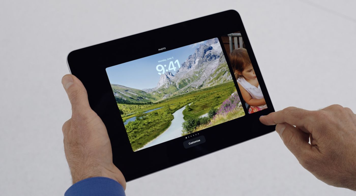 keynote apple wwdc23 ipados 17 lockscreen