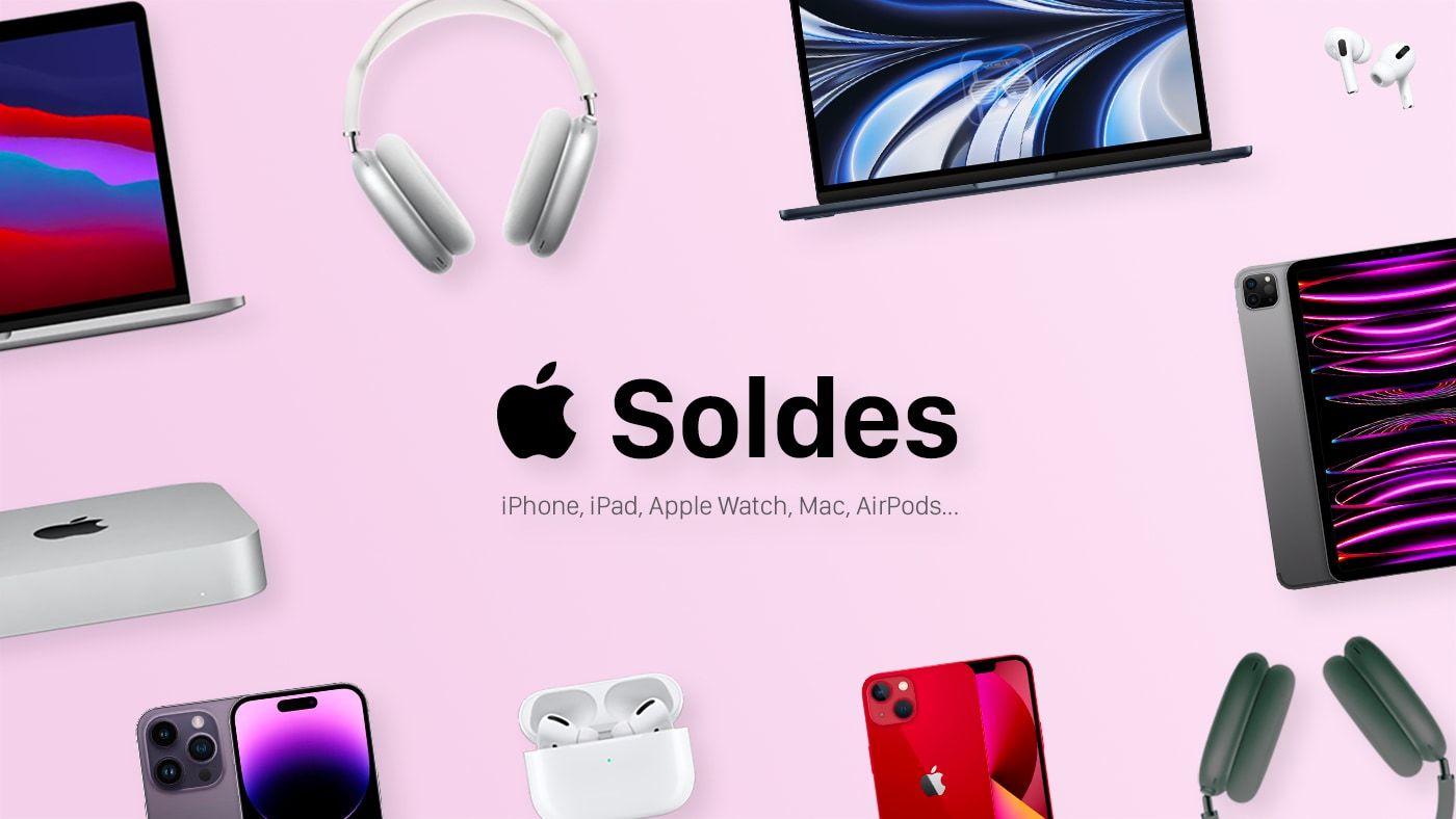 Soldes d'été 2023 : Apple à la fête avec iPhone 14, MacBook Air M2, AirPods  Pro 2 - iPhoneSoft