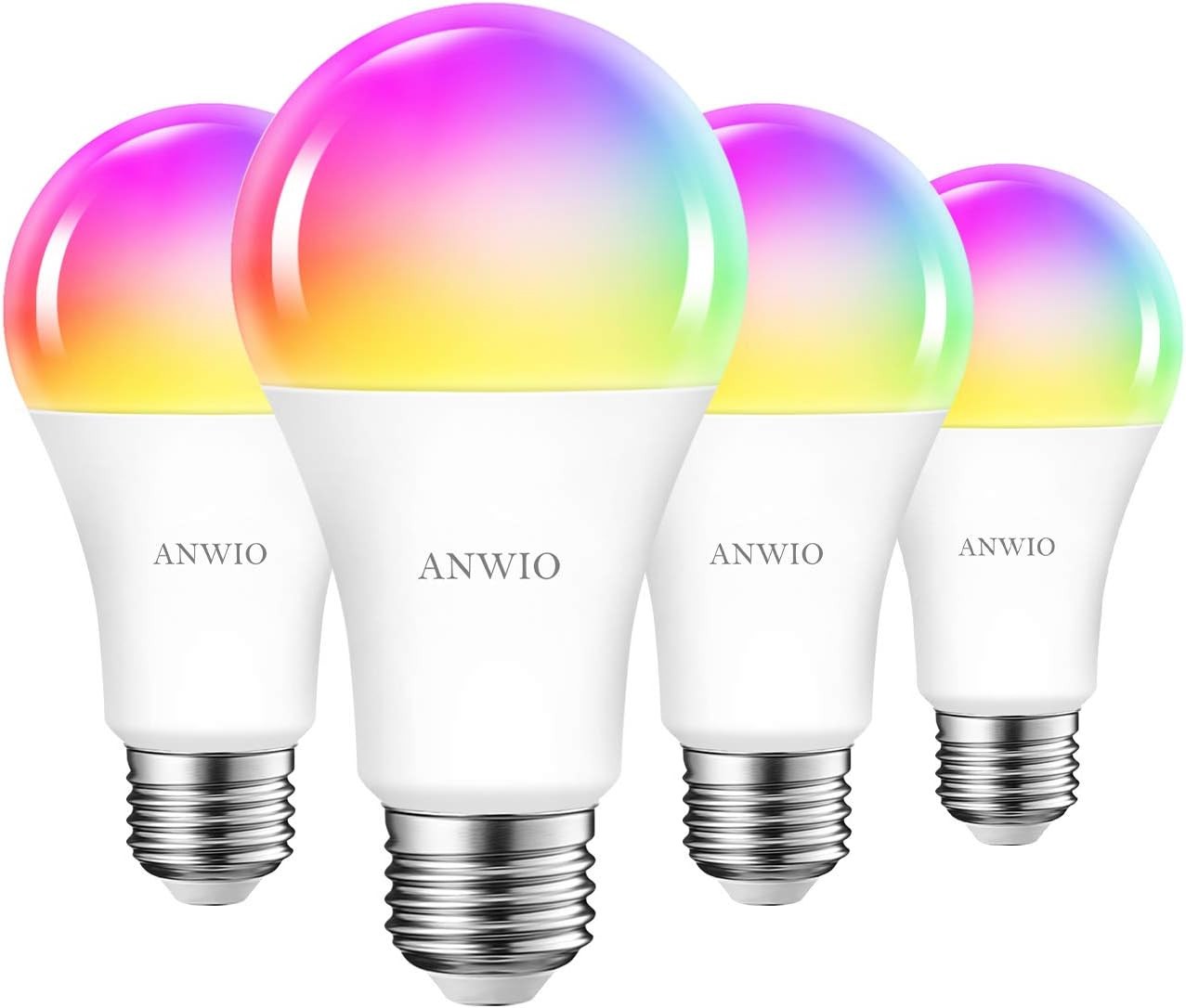 anwio 12w ampoule led wifi et bluetooth intelligente e27 a70 dimmable