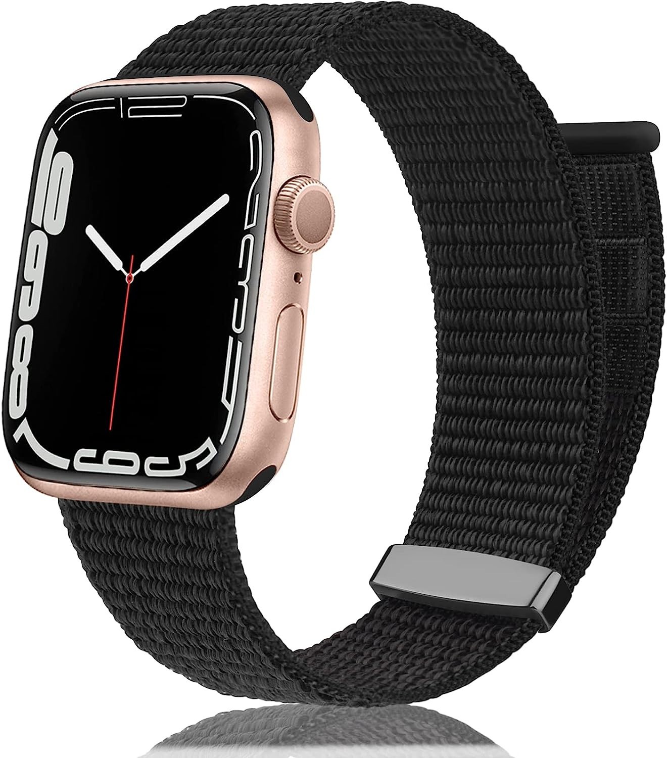 tobfit bracelet en nylon pour apple watch 45mm 44mm 42mm 41mm 40mm 38mm 49mm