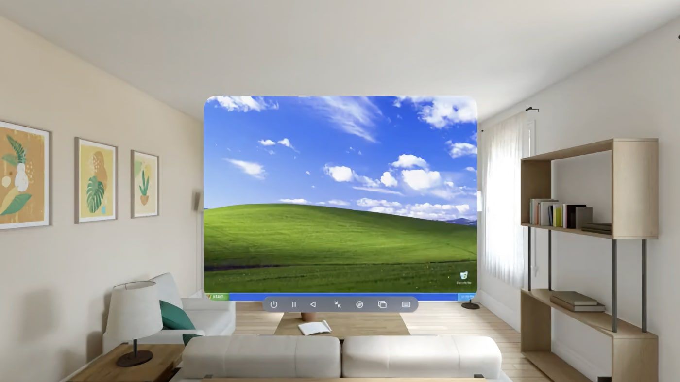 utm windows xp apple vision pro