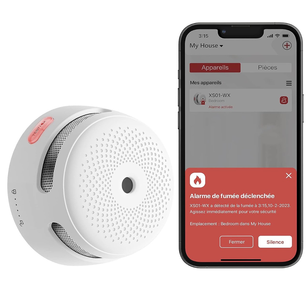 Bon plan : un détecteur de fumée WiFi connecté à votre iPhone en