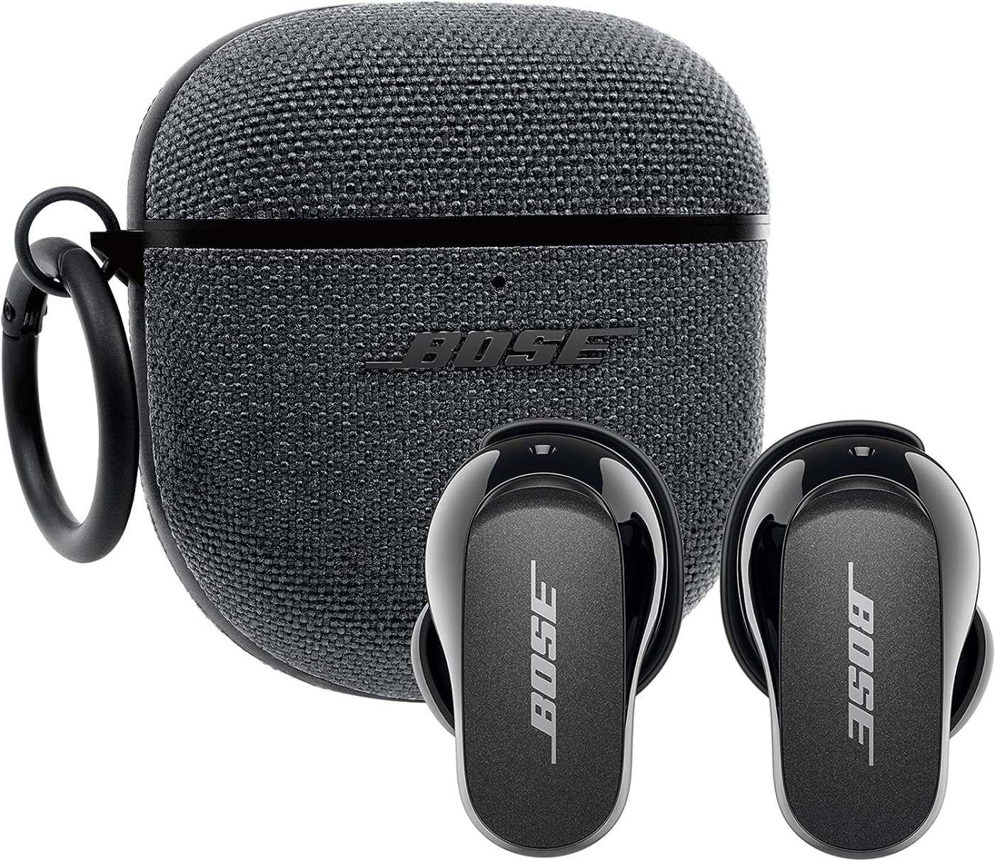 bose ensemble quietcomfort earbuds ii et etui en tissu