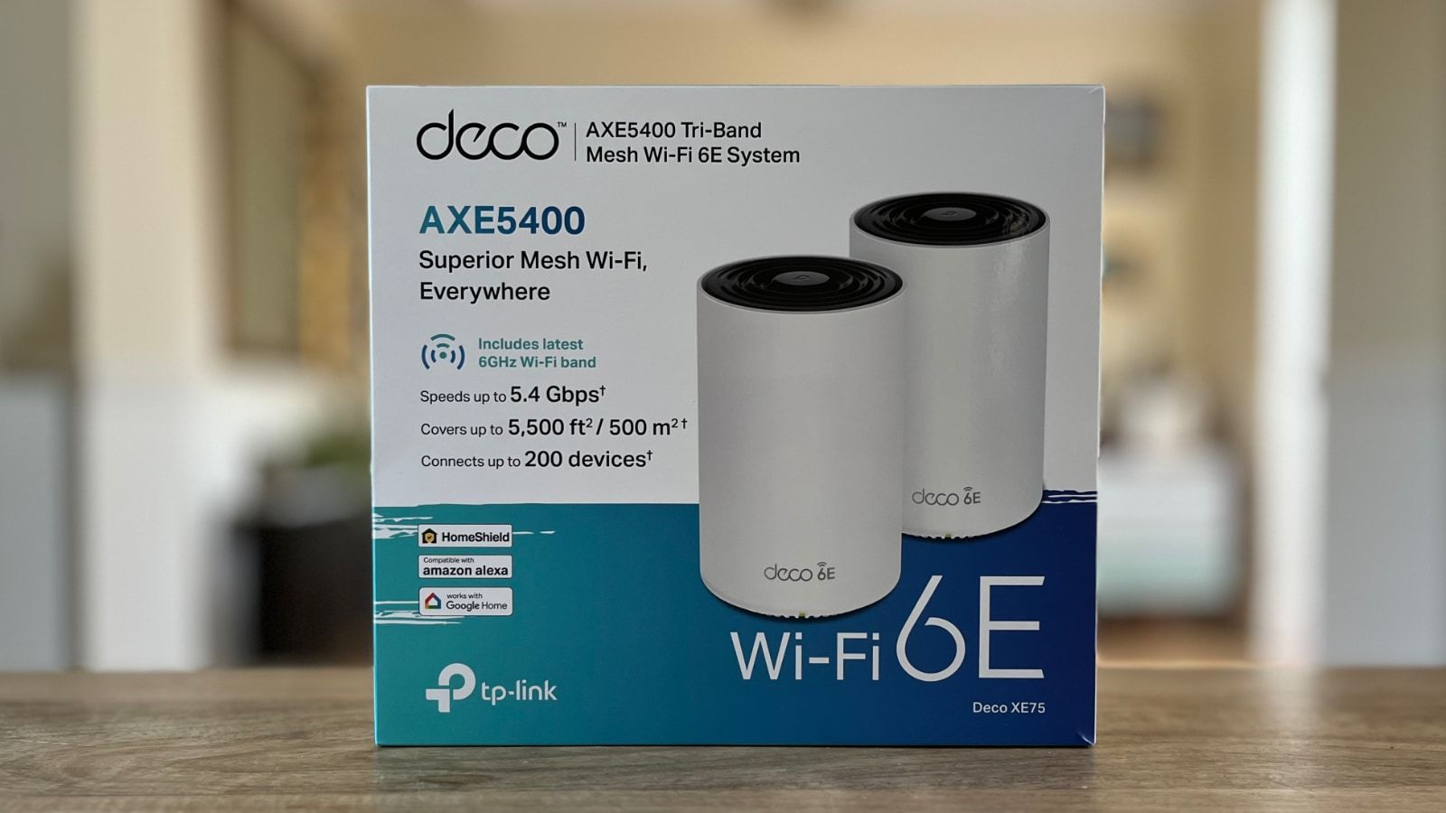 Deco XE75, Système WiFi 6E Mesh AXE5400 pour toute la maison