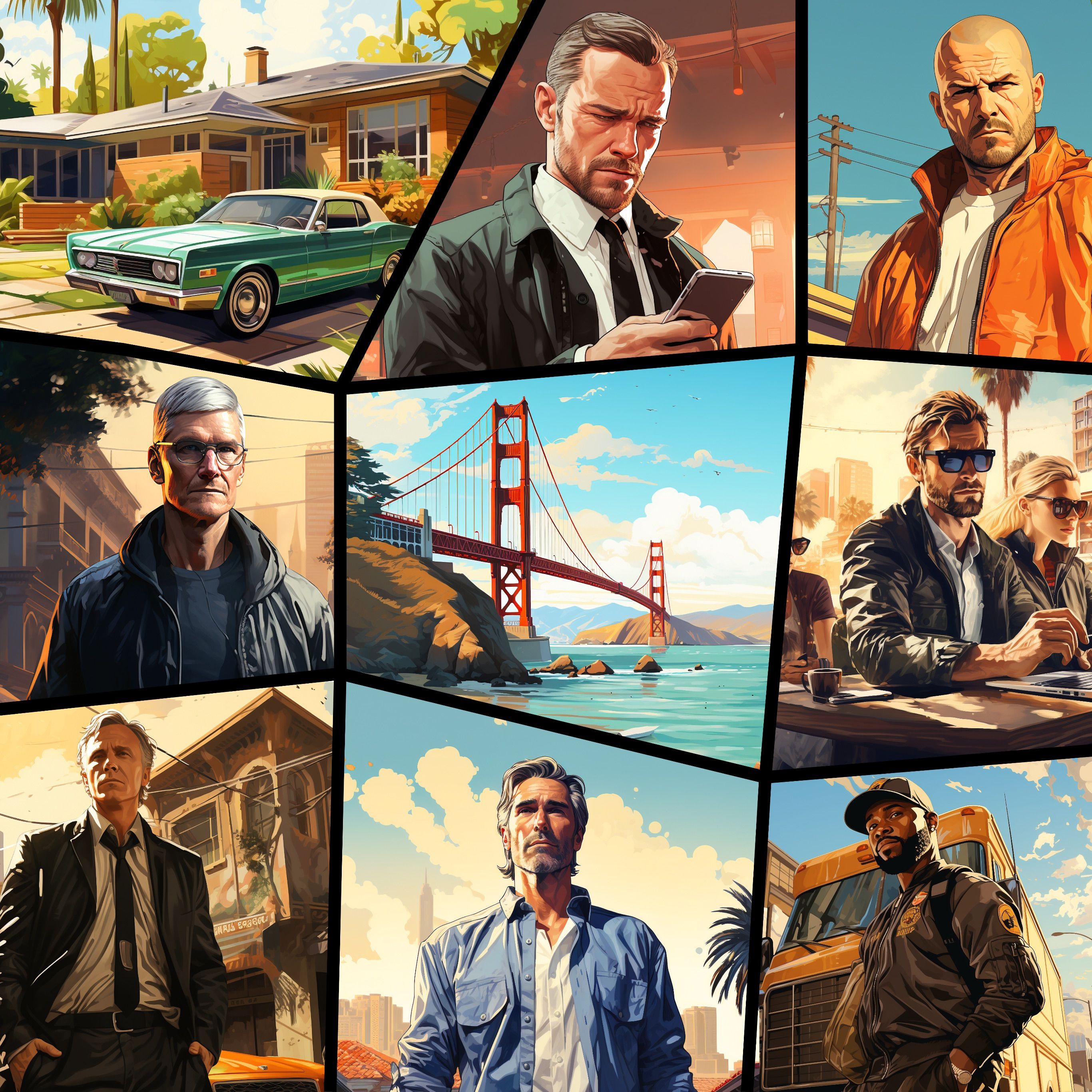 gta cupertino apple wallpaper ipad no texte