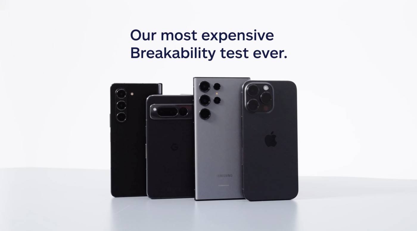 test solidite iphone et smartphones concurrents