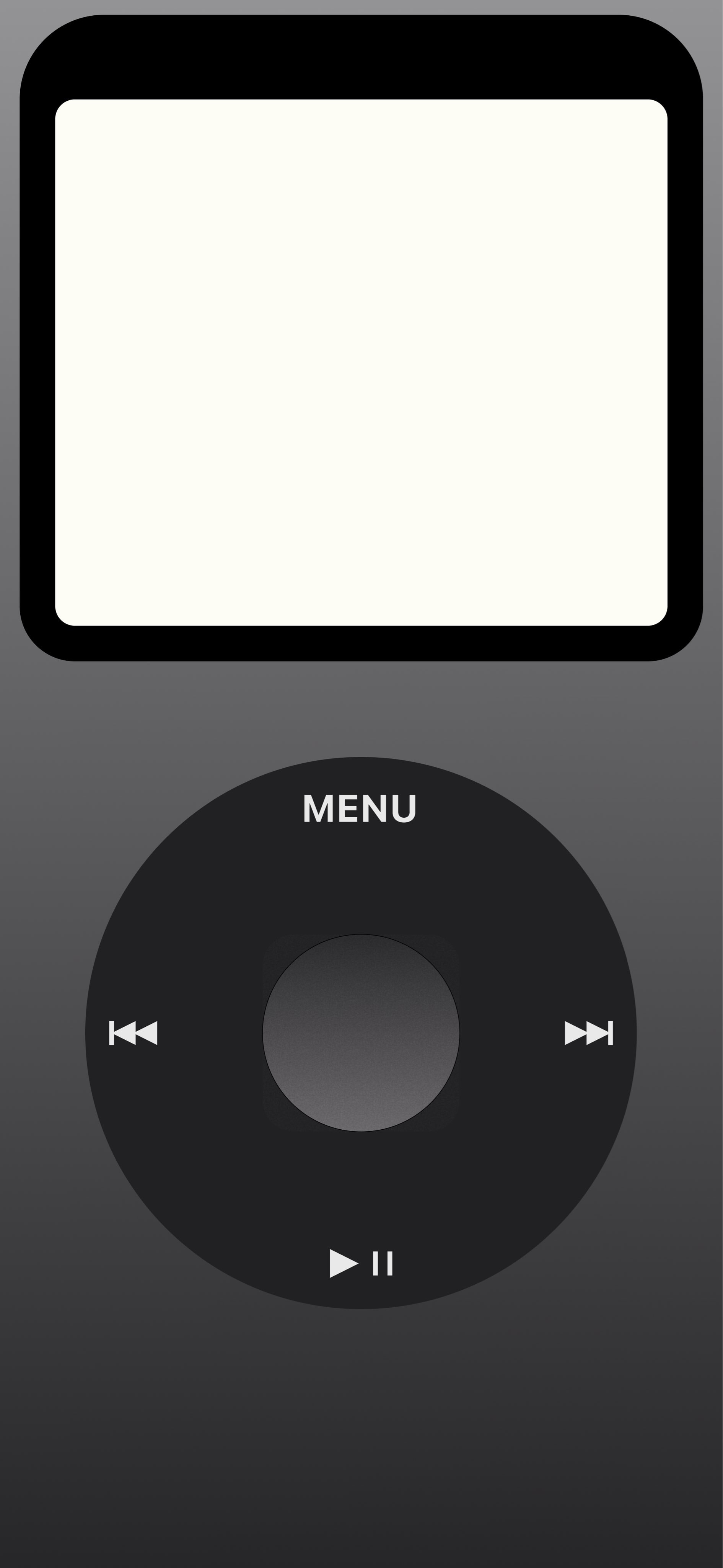 ipod black wallpaper