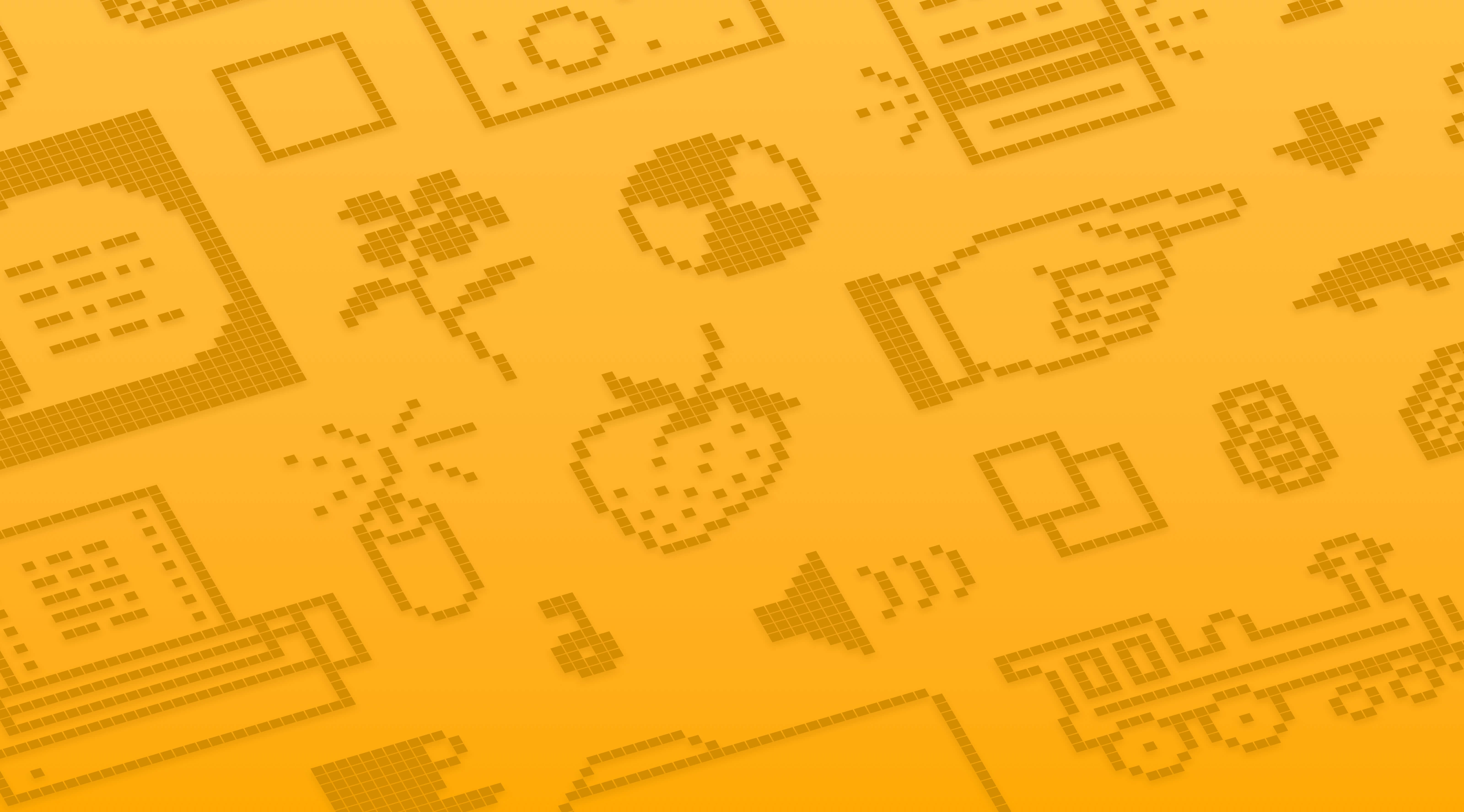 macos 15 sequoia wallpaper orange icons 2