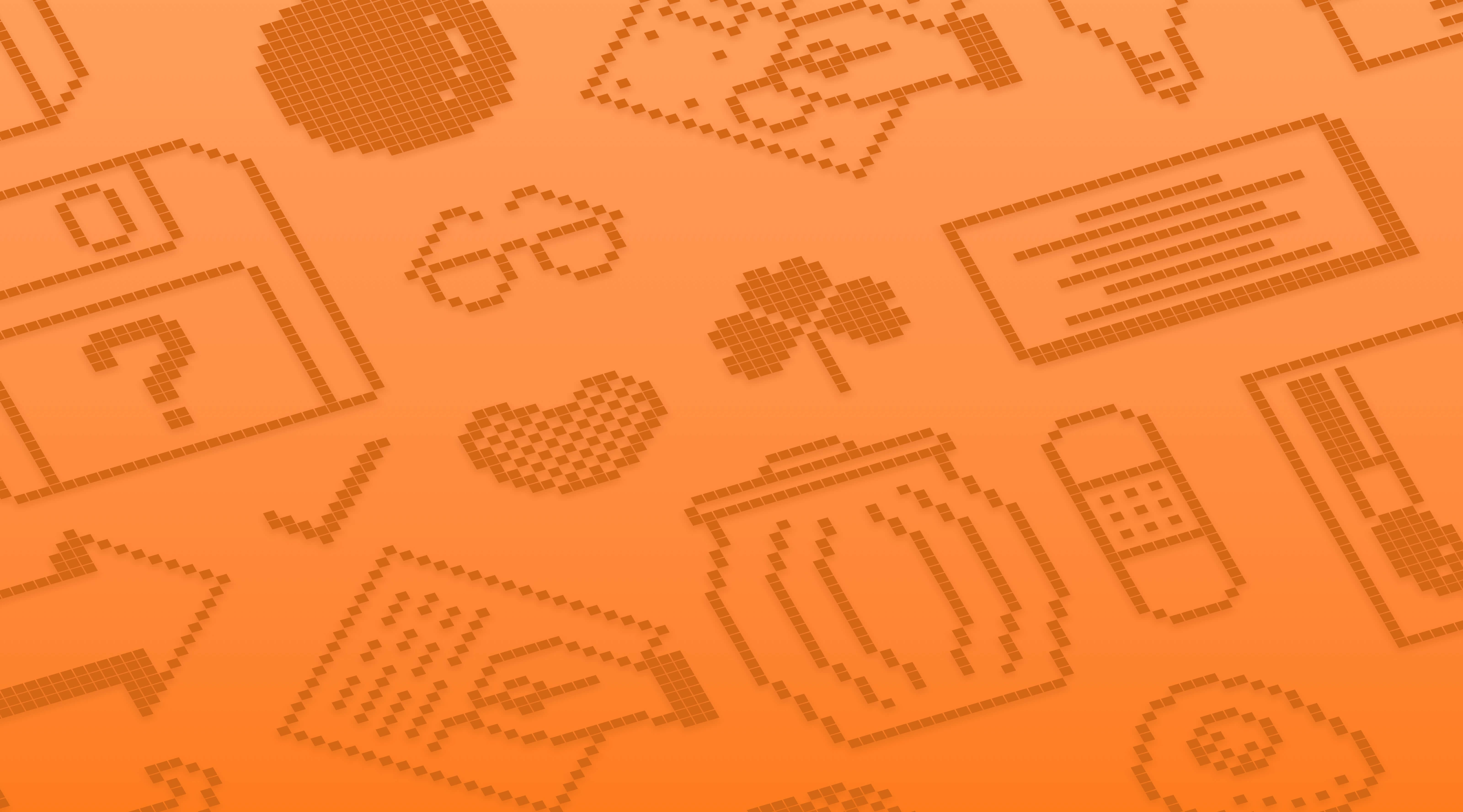 macos 15 sequoia wallpaper orange icons