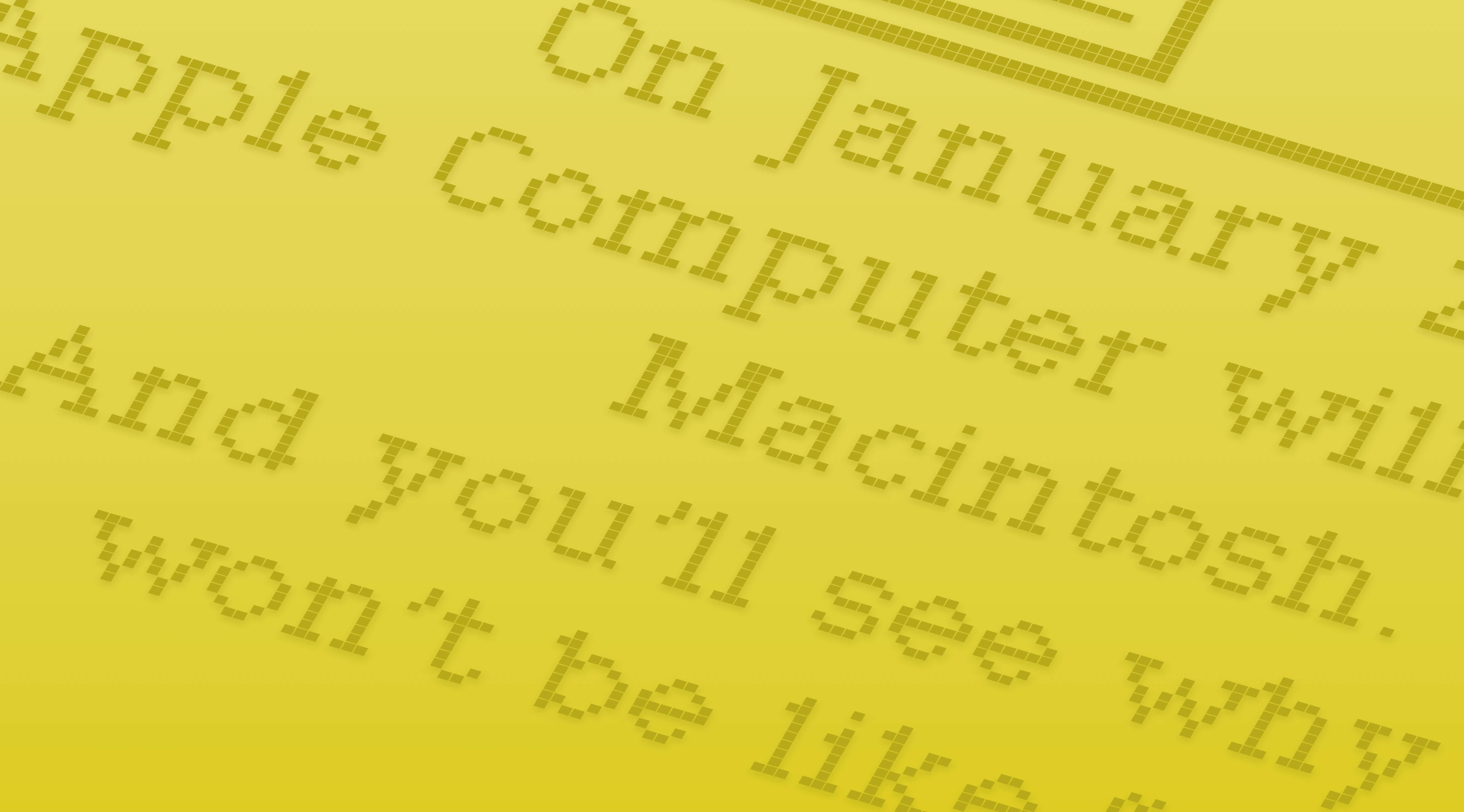 macos 15 sequoia wallpaper yellowish 1984