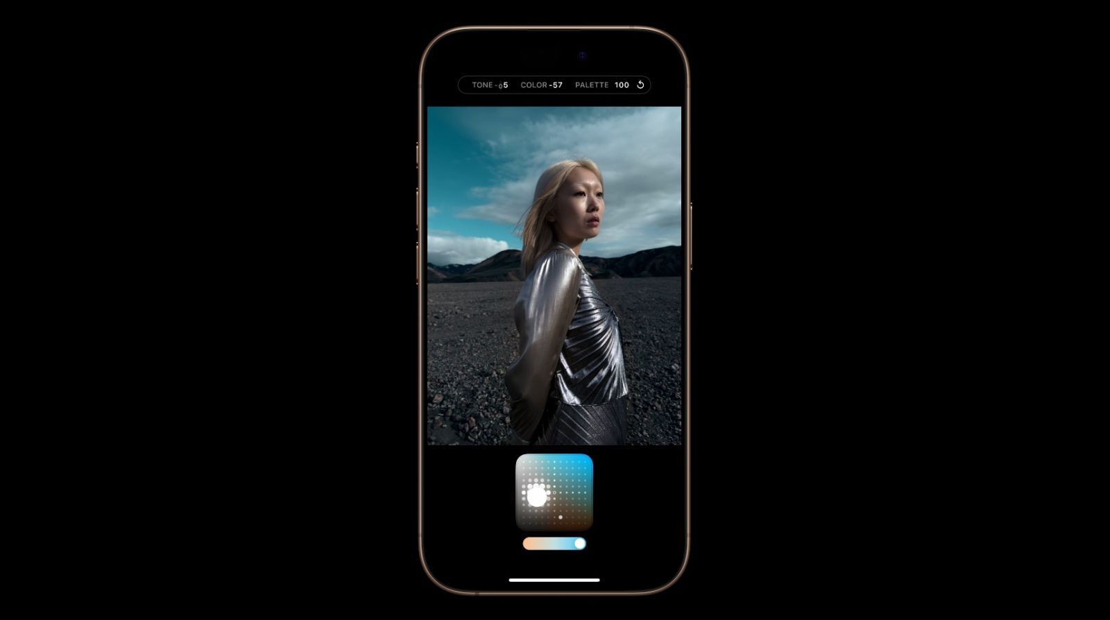 keynote apple glow time iphone 16 pro photo editing