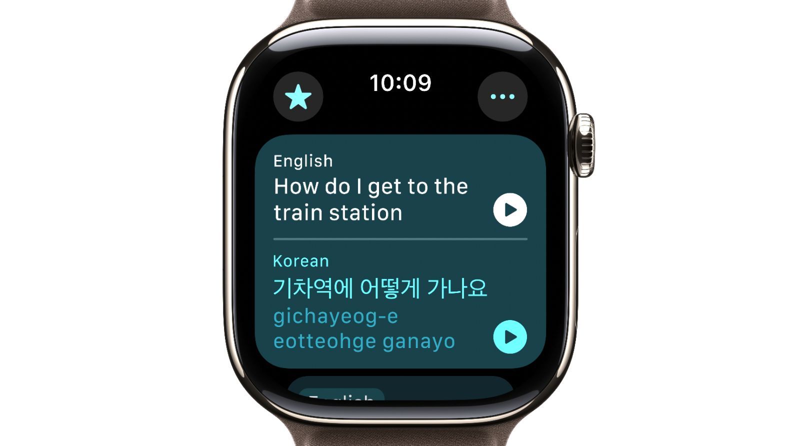 keynote apple glow time watch 10 tranlate app