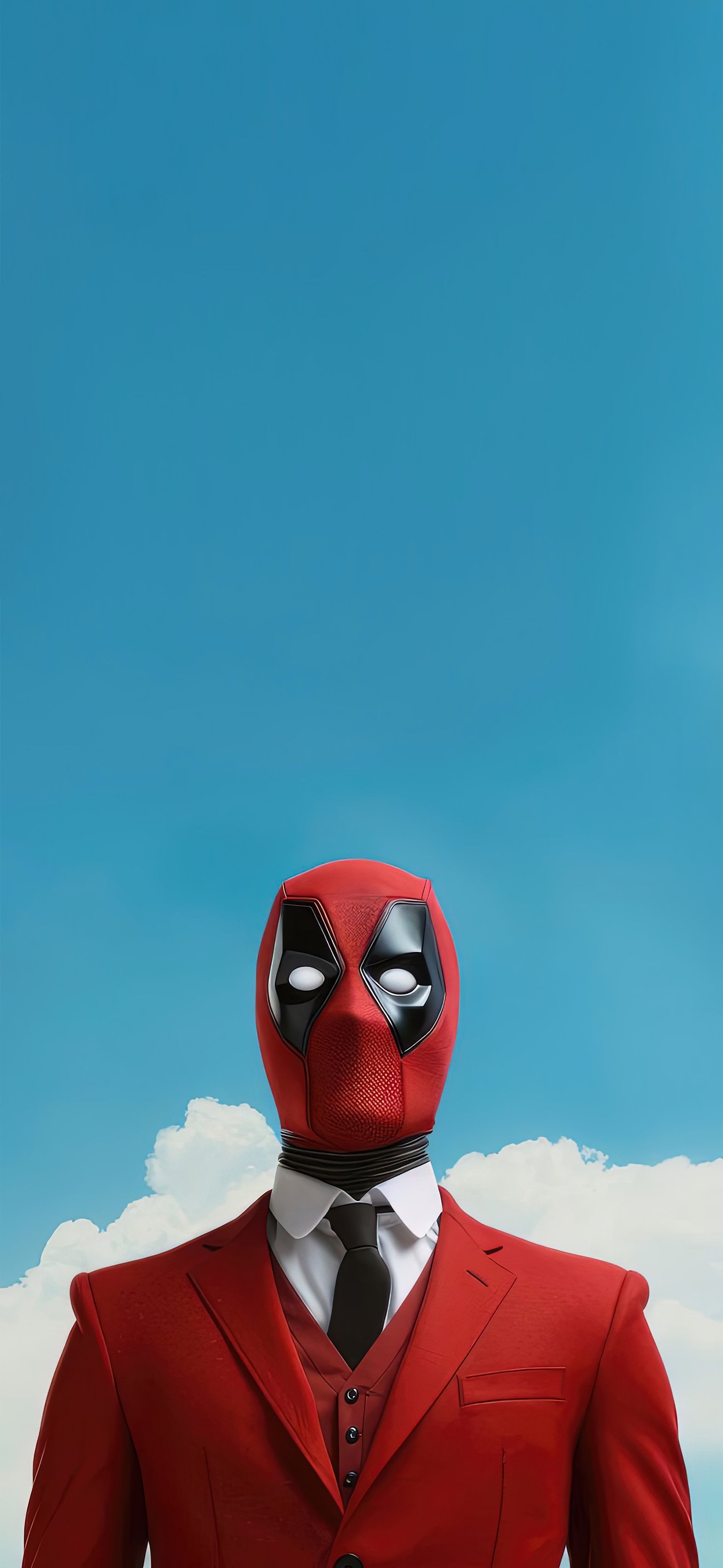 fond ecran ios lockscreen deadpool ciel