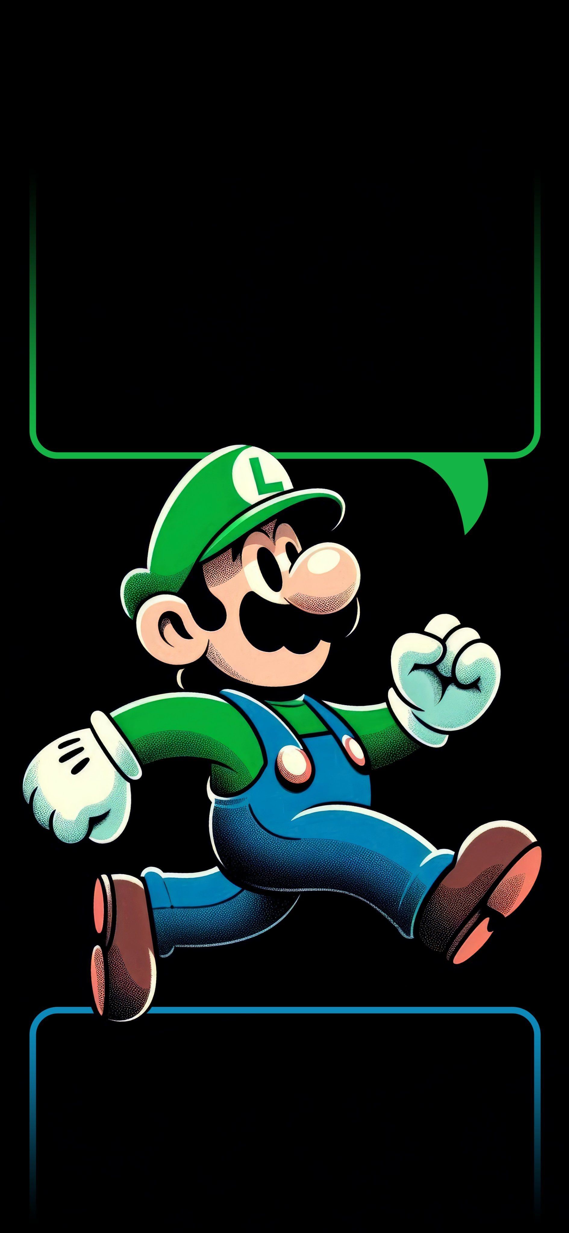 fond ecran ios lockscreen luigi