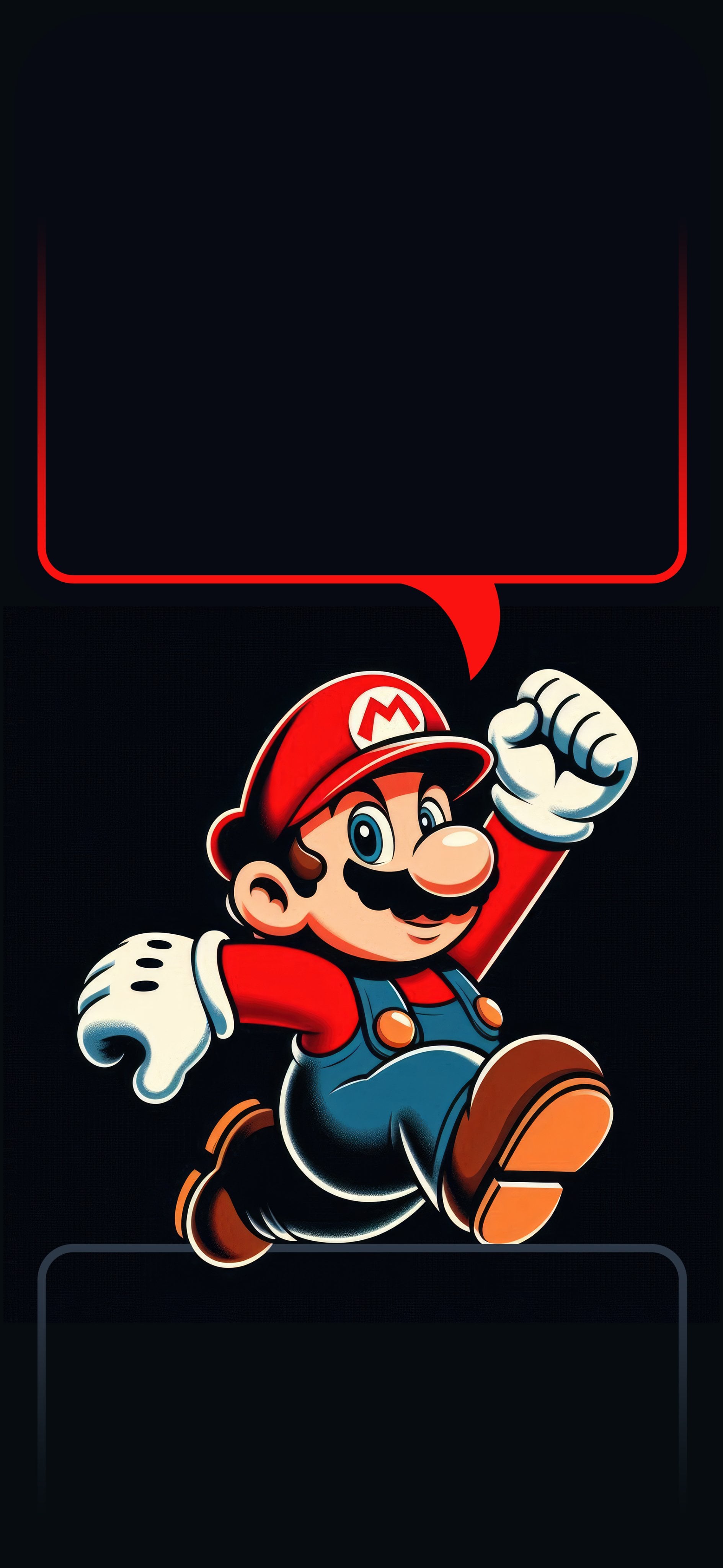 fond ecran ios lockscreen mario