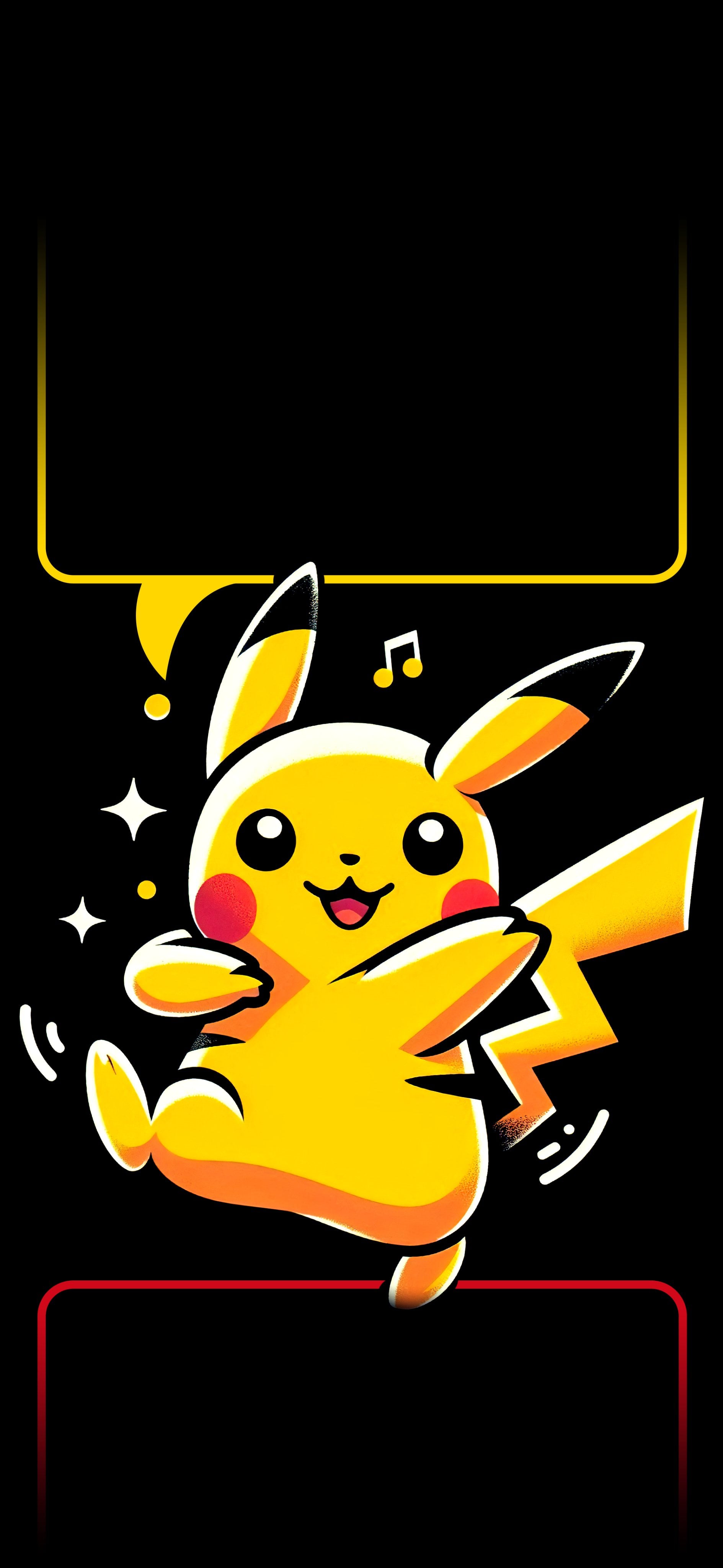 fond ecran ios lockscreen pikachu