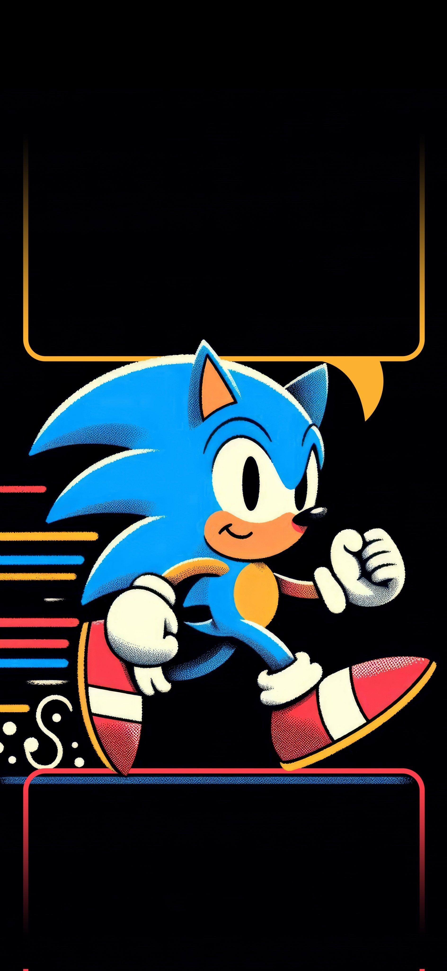 fond ecran ios lockscreen sonic